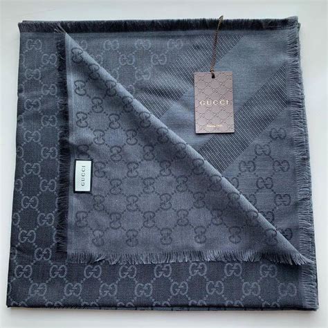 pashmina gucci original|gucci scarf with fur trim.